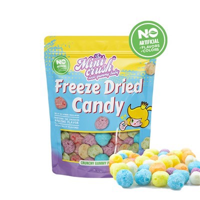 I-freeze ang Dried Crunchy Puffs (Natural nga Kolor)