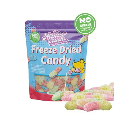 I-freeze ang Dry Crunchy Worms(Natural nga Kolor)